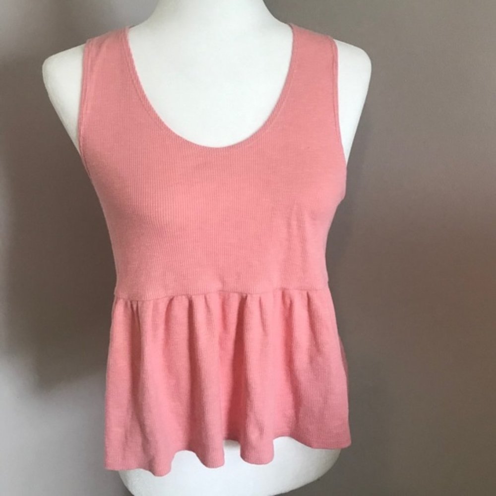 Anthropologie pink tank top